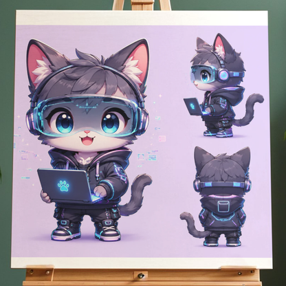 Premium Chibi-Charaktere und Chibi japanische Motive AI Prompt Bundle