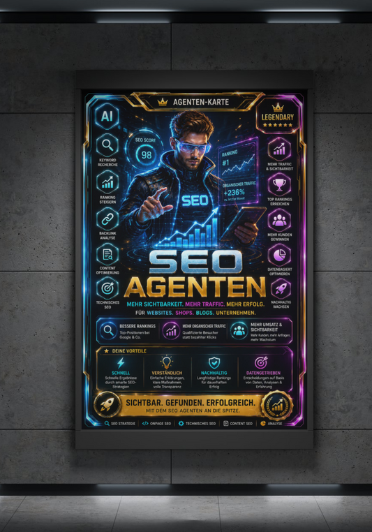 SEO Agenten Karte - Premium
