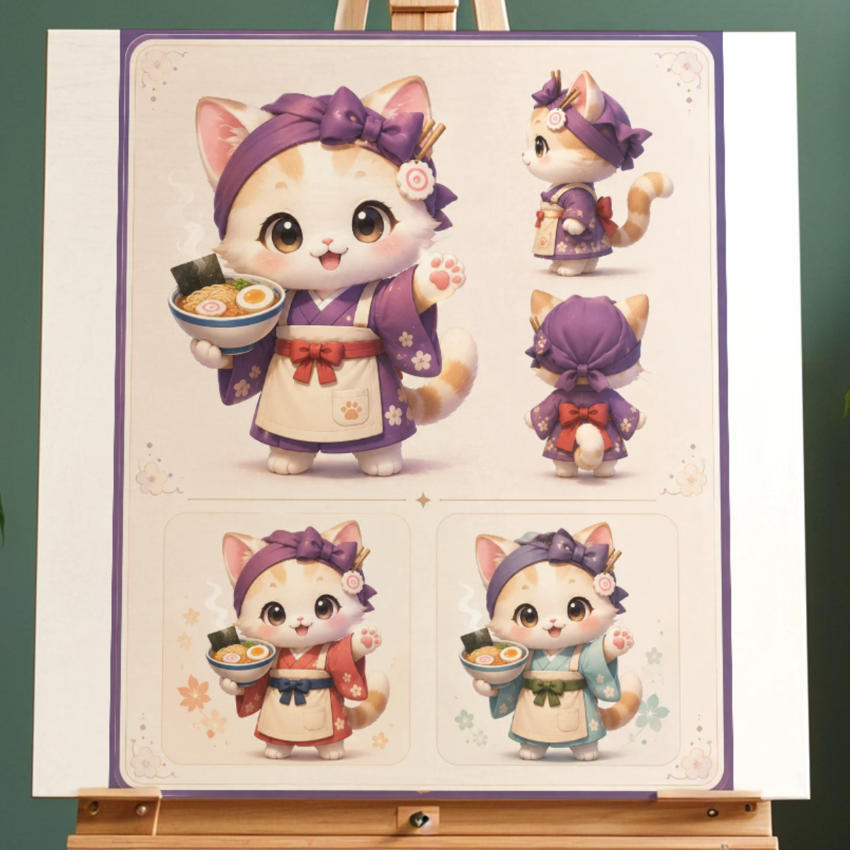 Premium Chibi-Charaktere und Chibi japanische Motive AI Prompt Bundle