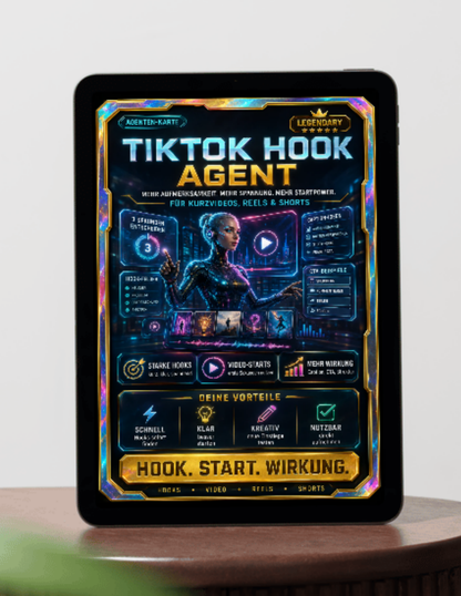 TikTok Hook Agent für starke Einstiege in Kurzvideos
