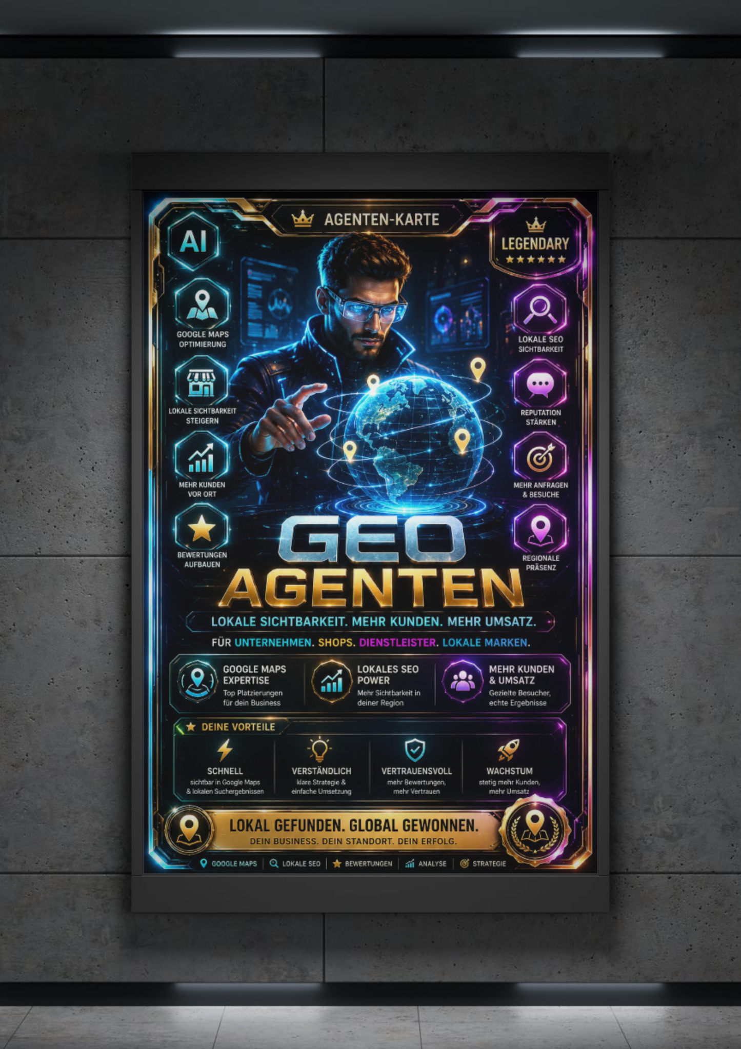 GEO Agenten-Karte - Premium