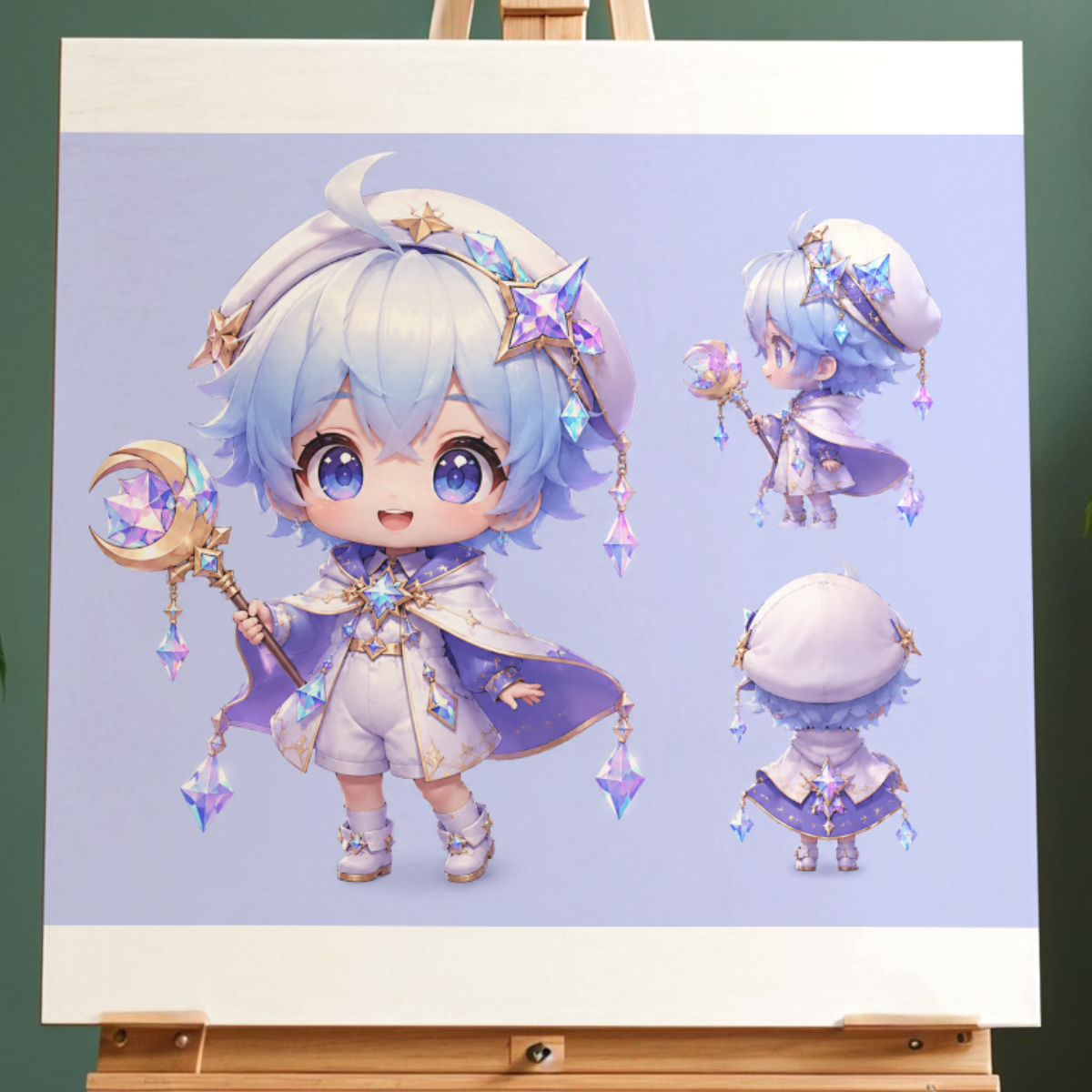 Premium Chibi-Charaktere und Chibi japanische Motive AI Prompt Bundle